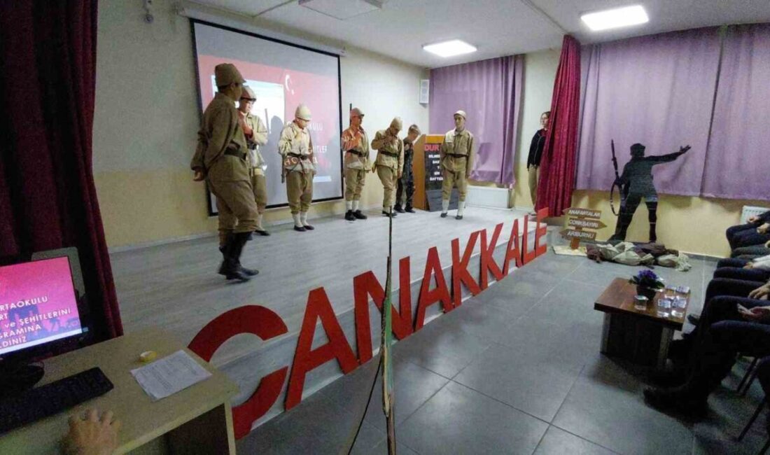 Bolu’nun Mudurnu ilçesinde “18 Mart Çanakkale Zaferi ve Şehitleri Anma