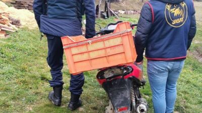 Düzce’de 5 yıl önce çalınan motosiklet, Bolu’da jandarma ekiplerinin çalışması