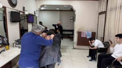 Ramazan Bayramı öncesi Düzce’de ki kuaför ve berberlerde bayram arifesinde