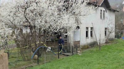 DÜZCE (İHA) – Düzce’de sahur vakti iki katlı evde çıkan