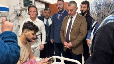 Kocaeli Büyükşehir Belediye Başkanı Tahir Büyükakın, Gazze’den Mısır’a sığınan aileler