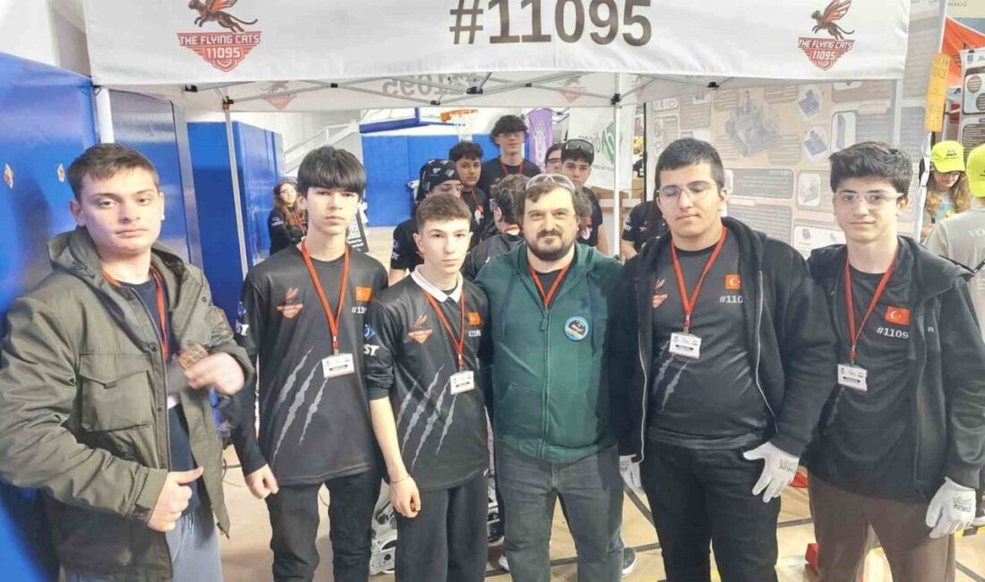 Gebze’nin farklı okullarından gelen öğrencilerden oluşan Wolfs ve Flying Cats