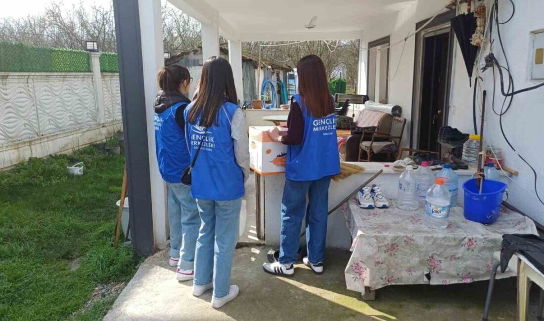 Düzce’de Gençlik Merkezi gönüllü gençlerinin desteğiyle hazırlanan Ramazan kolileri, ihtiyaç
