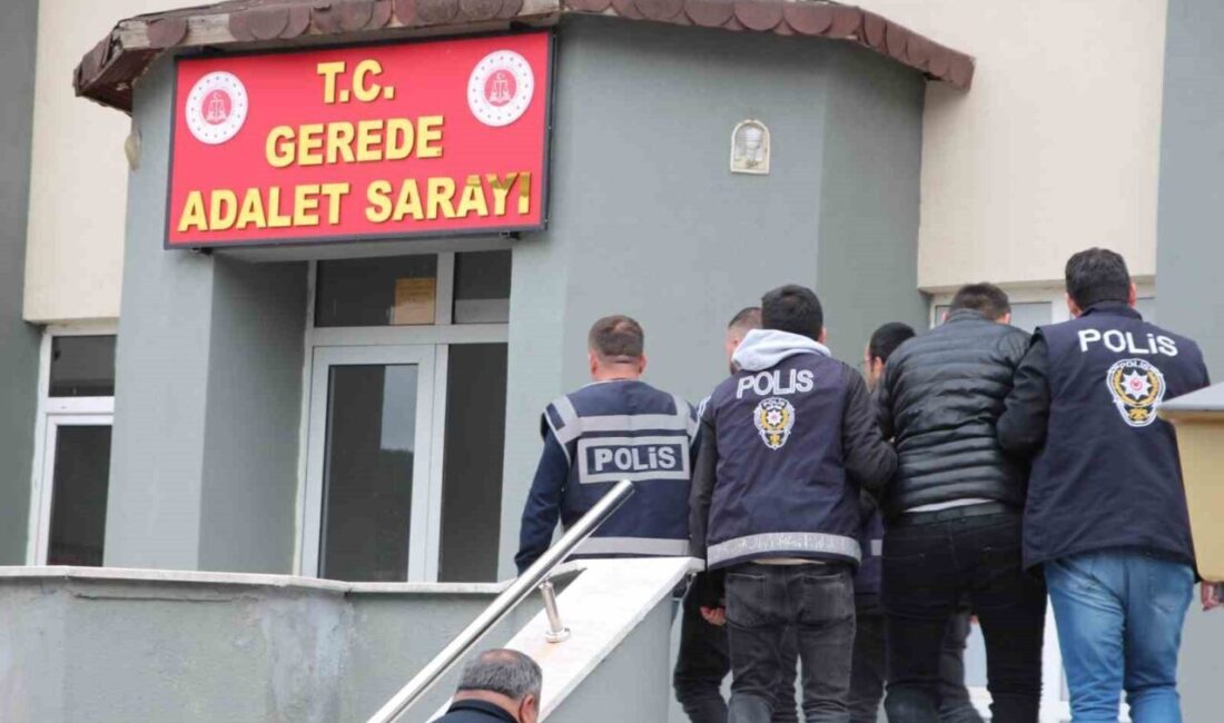 Bolu’nun Gerede ilçesinde polis ekiplerince gerçekleştirilen uygulamalarda, 2025 yılı boyunca