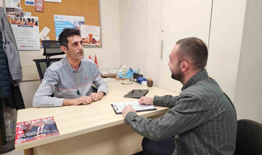 Gölcük Belediyesinin 2021 yılında dijital altyapıyla hizmete sunduğu İstihdam Ofisi,