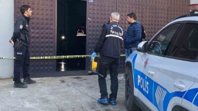 Kocaeli’nin Başiskele ilçesinde iki gün önce kiraladığı dükkana temizlik yapmak