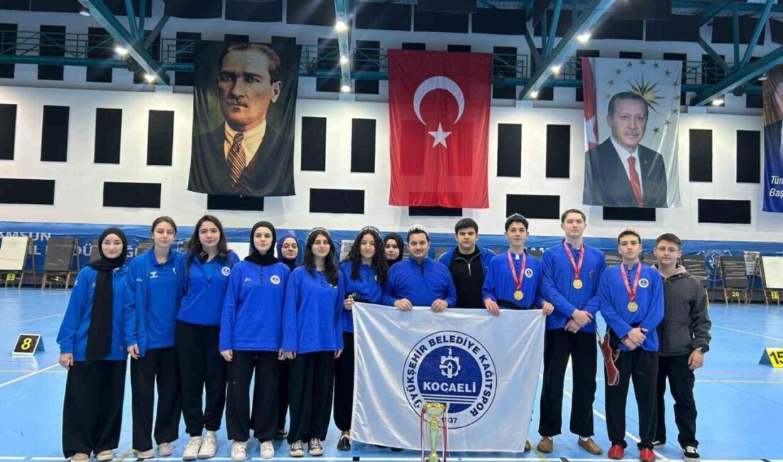 Kocaeli Büyükşehir Belediyesi Kağıtspor Kulübü sporcuları, geçen hafta mücadele ettikleri