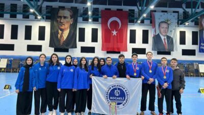Kocaeli Büyükşehir Belediyesi Kağıtspor Kulübü sporcuları, geçen hafta mücadele ettikleri