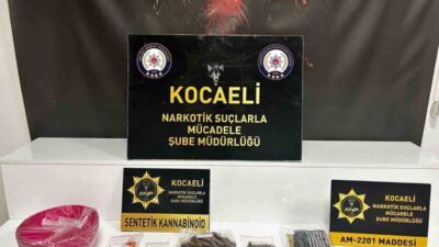 Kocaeli’de narkotik ekiplerinin düzenlediği operasyonda 4 bin 920 adet uyuşturucu