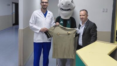 Kocaelispor, 14 Mart Tıp Bayramı dolayısıyla Kocaeli Üniversitesi Hastanesi’nde görev