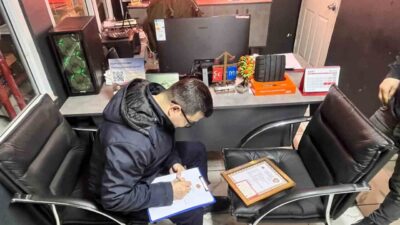 Bilecik Belediyesi Zabıta Müdürlüğü ekipleri, Küçük Sanayi Sitesi’nde yer alan