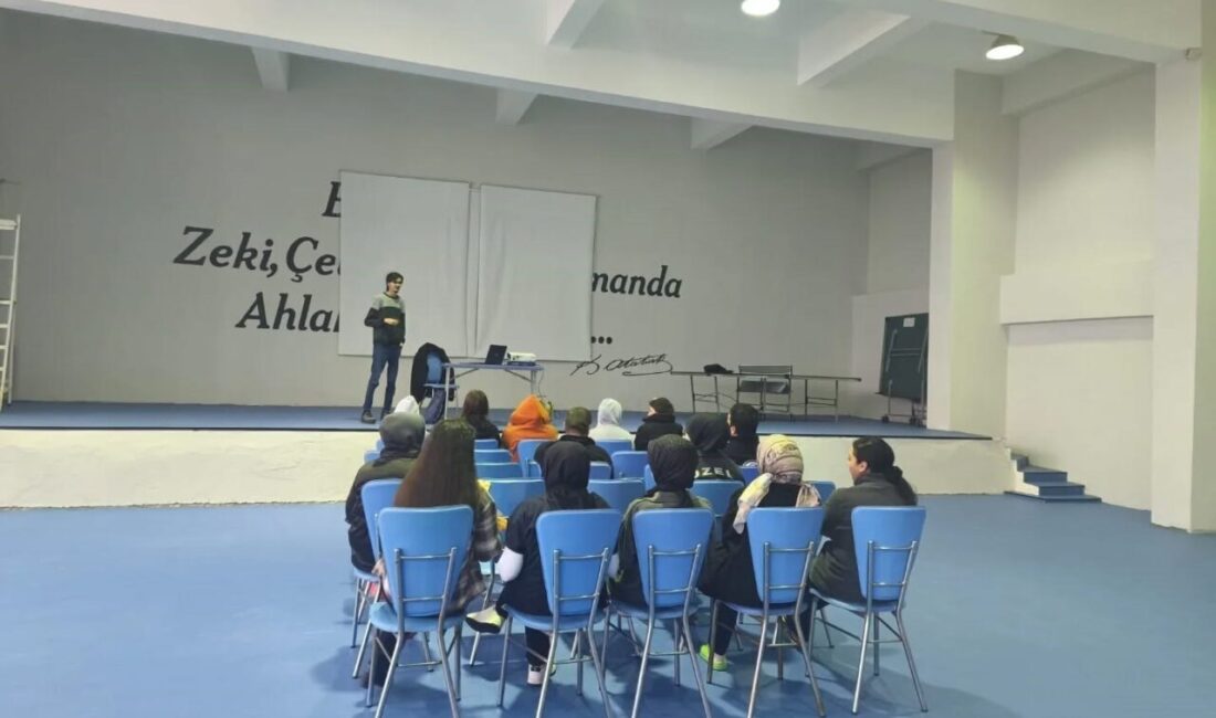 Bilecik’in Pazaryeri ilçesinde Kız Kredi ve Yurtlar Kurumu (KYK) Yurdu’nda