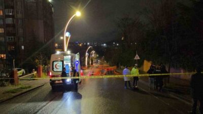 Kocaeli’nin Gebze ilçesinde trafiğe kapalı yolda meydana gelen kazada beton