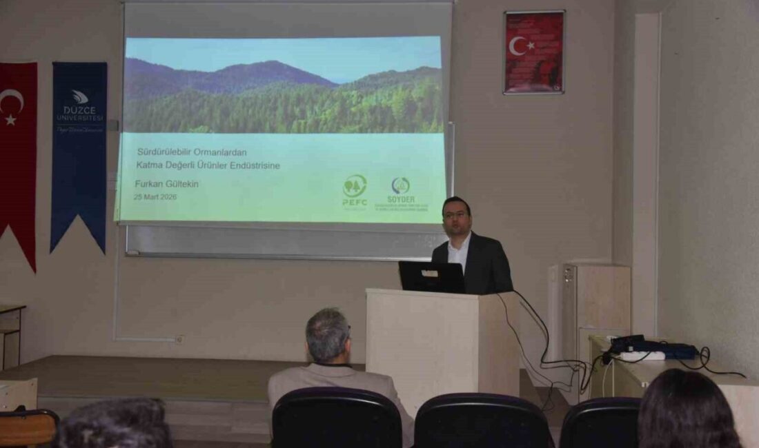DÜZCE(İHA) – Düzce Üniversitesi’nde 21 Mart Dünya Ormancılık Günü etkinliklerle