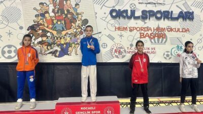 Kocaeli’de düzenlenen Okul Sporları Minikler, Küçükler ve Yıldızlar Karate İl