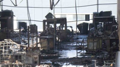 Kocaeli’nin Dilovası ilçesinde 7 işçinin hayatını kaybettiği parfüm fabrikası yangınına