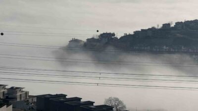 Sakarya’da etkili olan yoğun sis sebebiyle görüş mesafesi 10 metreye