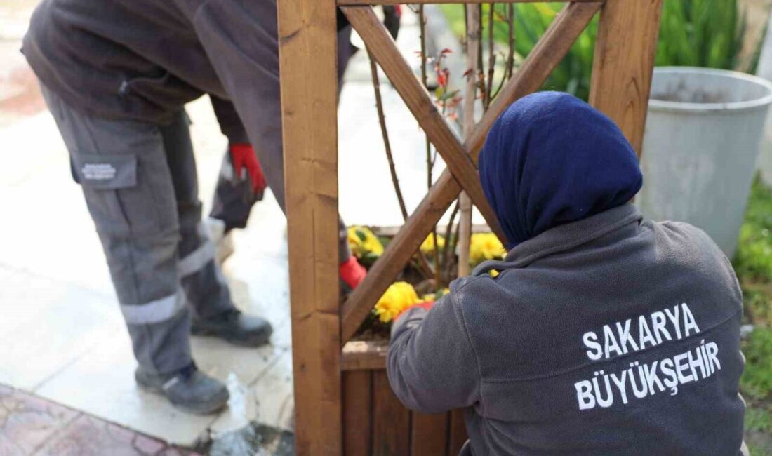 Sakarya’da Park ve Bahçeler Dairesi Başkanlığı ekiplerinin koordinesinde Ramazan Bayramı