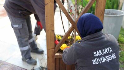 Sakarya’da Park ve Bahçeler Dairesi Başkanlığı ekiplerinin koordinesinde Ramazan Bayramı