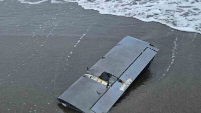 Sakarya’nın Kocaali ilçesinde İnsansız Hava Aracı (İHA) kanadı olduğu değerlendirilen