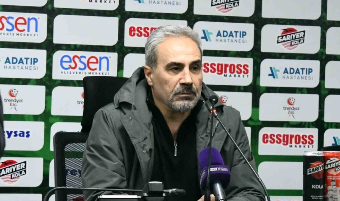 Trendyol 1. Lig 28. haftasında oynanan Sakaryaspor-Sarıyer maçının ardından teknik