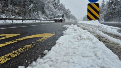Türkiye’nin en önemli karayolu geçişi olan Bolu Dağı’nda Ramazan Bayramı