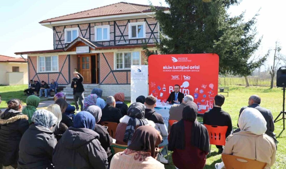DÜZCE(İHA) – Düzce Üniversitesi Bilim İletişim Ofisi ile Toplumsal Katkı