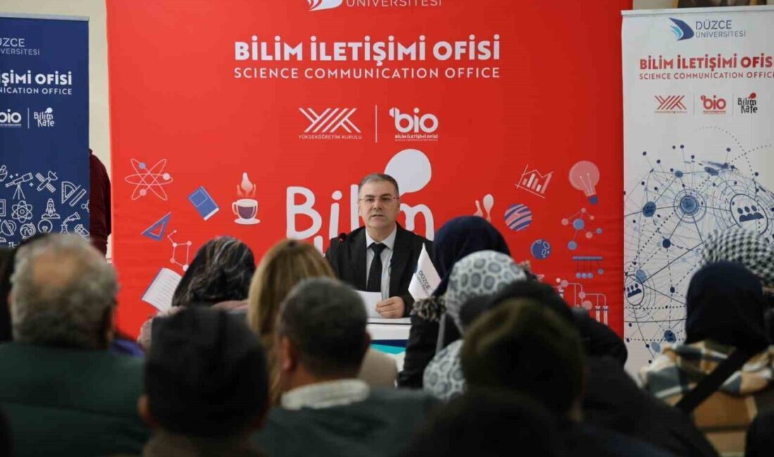 Düzce Üniversitesi Bilim İletişimi Ofisi ile Toplumsal Katkı Koordinatörlüğü iş
