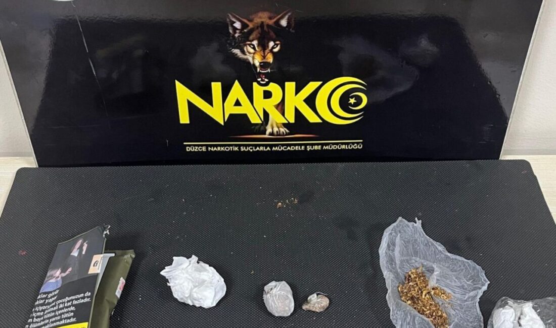 Düzce’de uyuşturucu satıcılarına yönelik Cumhuriyet Başsavcılığı koordinesinde Narkotik Suçlarla Mücadele