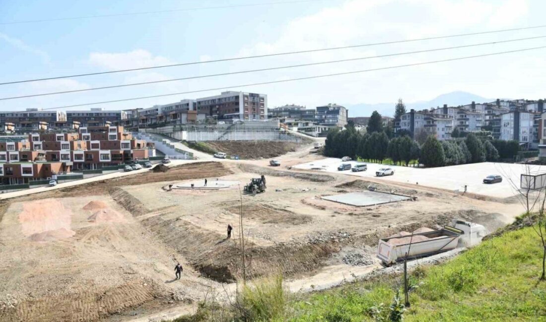 Başiskele’de 63 bin metrekarelik alanda inşası süren ve içerisinde zipline