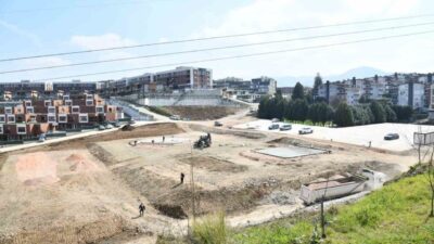 Başiskele’de 63 bin metrekarelik alanda inşası süren ve içerisinde zipline