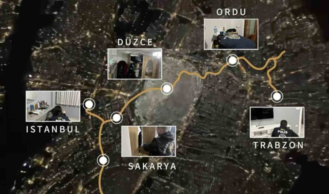 Sakarya merkezli 13 ilde düzenlenen yasa dışı bahis operasyonunda polis