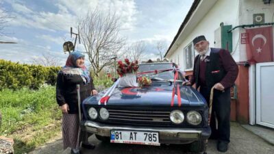 Düzce’de yaşayan 86 yaşındaki adam, 55 yıllık hayat arkadaşı için