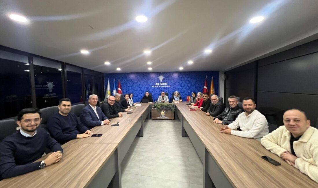 AK Parti Bilecik İl Başkanı Serkan Yıldırım başkanlığında Haftalık İl