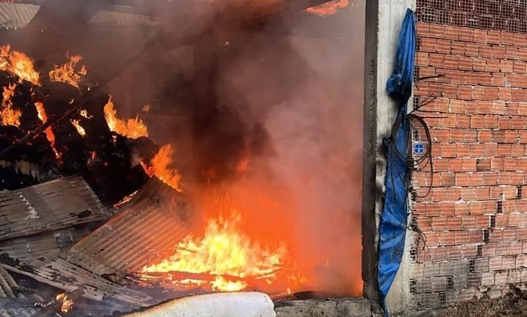 Kastamonu’da bir samanlıkta çıkan yangın itfaiye ekipleri tarafından söndürüldü. Olay,