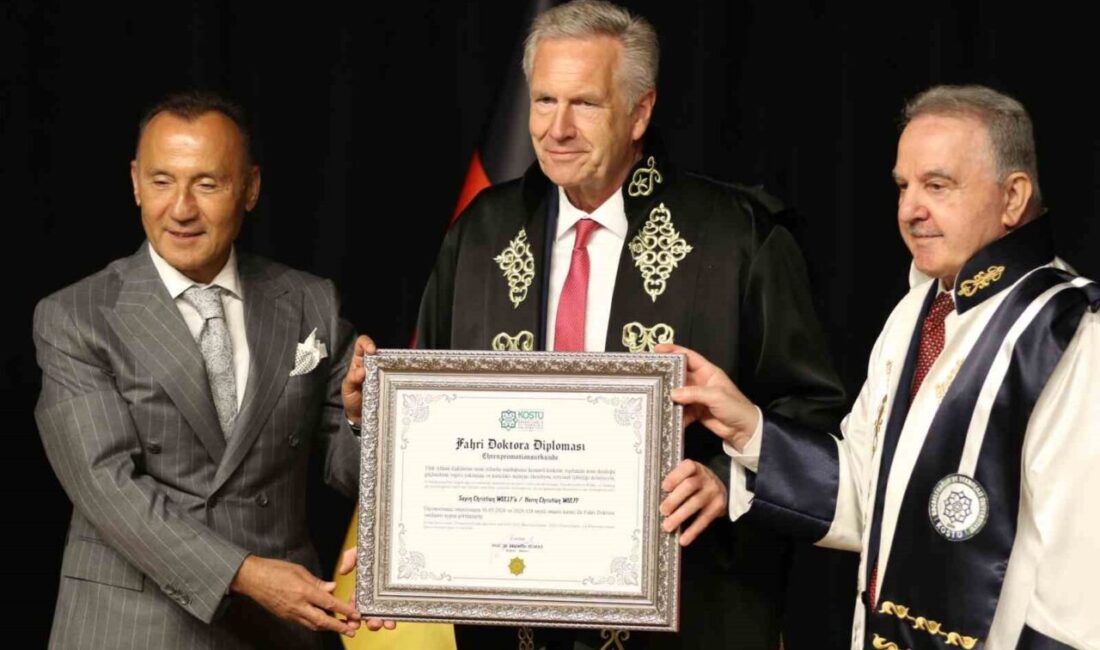 Almanya Federal Cumhuriyeti’nin 10. Cumhurbaşkanı Christian Wulff’a, Kocaeli Sağlık ve