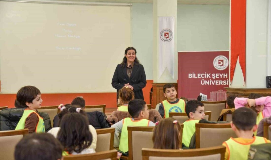 Bilecik Şeyh Edebali Üniversitesi Anaokulu’nda eğitim gören anaokulu öğrencileri için