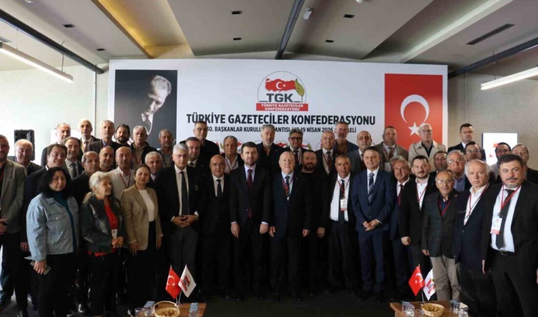 Kocaeli’de gerçekleştirilen Türkiye Gazeteciler Konfederasyonu’nun 30. Başkanlar Kurulu Toplantısı’nda, yerel