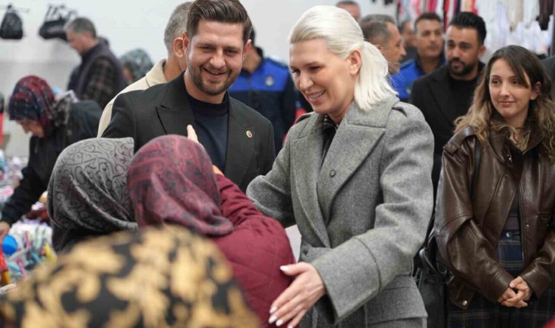 Bilecik Belediye Başkanı Melek Mızrak Subaşı, kapalı pazar esnafını ziyaret