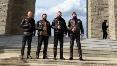 Türkiye’nin dört bir yanından gelen Türkchopper MC Türkiye üyeleri, Çanakkale’de