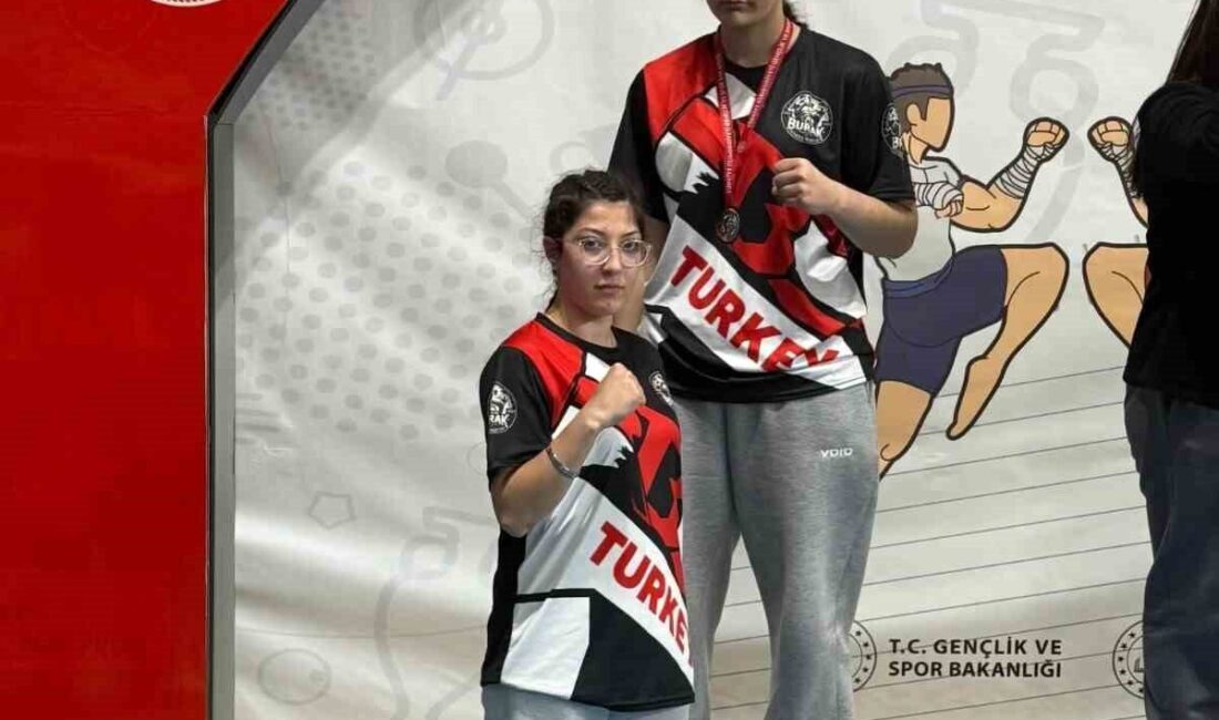 Bilecik Gençlik ve Spor İl Müdürlüğü Kickboks sporcusu Nisanur Efe,