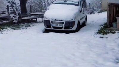 Bilecik’in Bozüyük ilçesine bağlı yüksek rakımlı köylerde hava sıcaklığının düşmesi