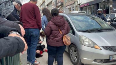 Bilecik’te yolun karşısına geçmeye çalışan bir şahıs, otomobilin çarpması sonucu