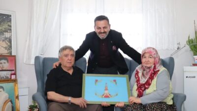 Bilecik Aile ve Sosyal Hizmetler İl Müdürlüğünden şehit ailesine ziyaret