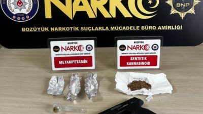 Bilecik’in Bozüyük ilçesinde uyuşturucu madde ve silah ele geçirildi. Edinilen
