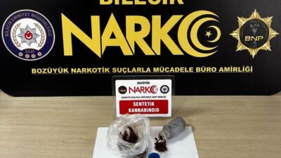Bilecik’in Bozüyük ilçesinde düzenlenen uyuşturucu operasyonunda 1 şüpheli yakalandı. Edinilen