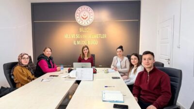 Bilecik’te Aile ve Sosyal Hizmetler İl Müdürlüğünde yeni başlayan personele
