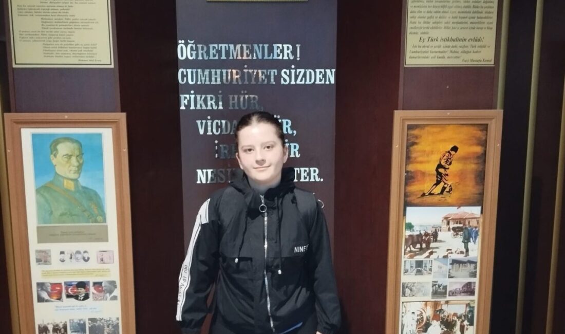 Bilecik’te Edebali Ortaokulu 7. sınıf öğrencisi Aylin Özer ‘Su Verimliliği’