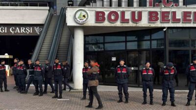 Bolu Belediyesi’ne yönelik yürütülen ‘icbar suretiyle irtikap’ soruşturması kapsamında sabah