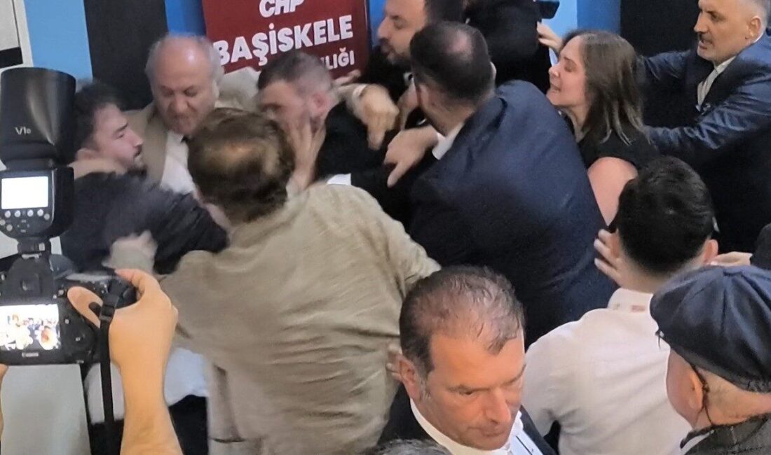 Kocaeli’nin Başiskele ilçesinde aylar önce arbedeye sahne olan CHP ilçe